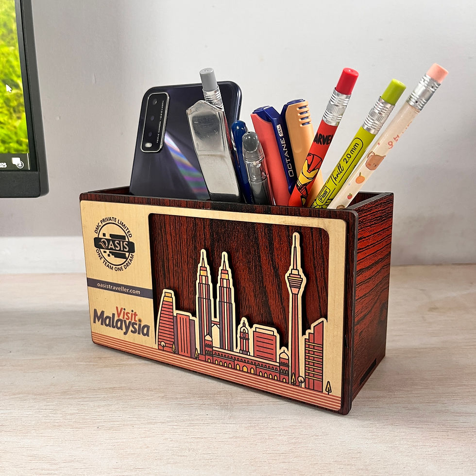 Thumbnail: Customised Wooden Desk Organizer