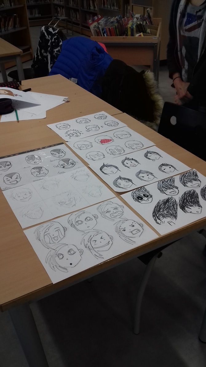 Ateliers à la Médiathèque et au Collège de Argeles (66)