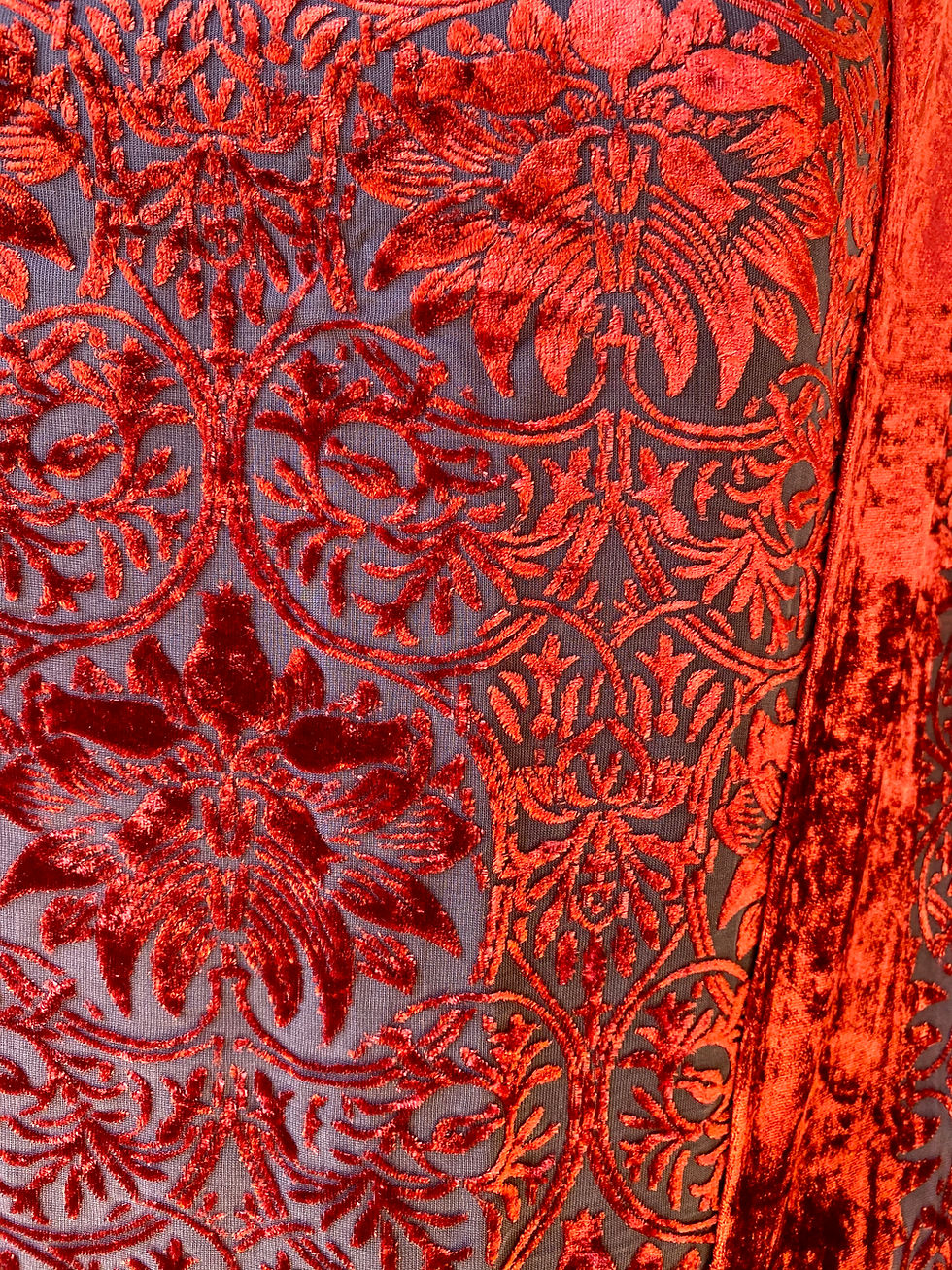 Miniature : Velours "Dentelle" - Les différents Rouges
