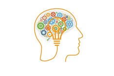 Un cerveau avec des rouages