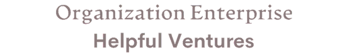 Organization Enterprise Text Logo