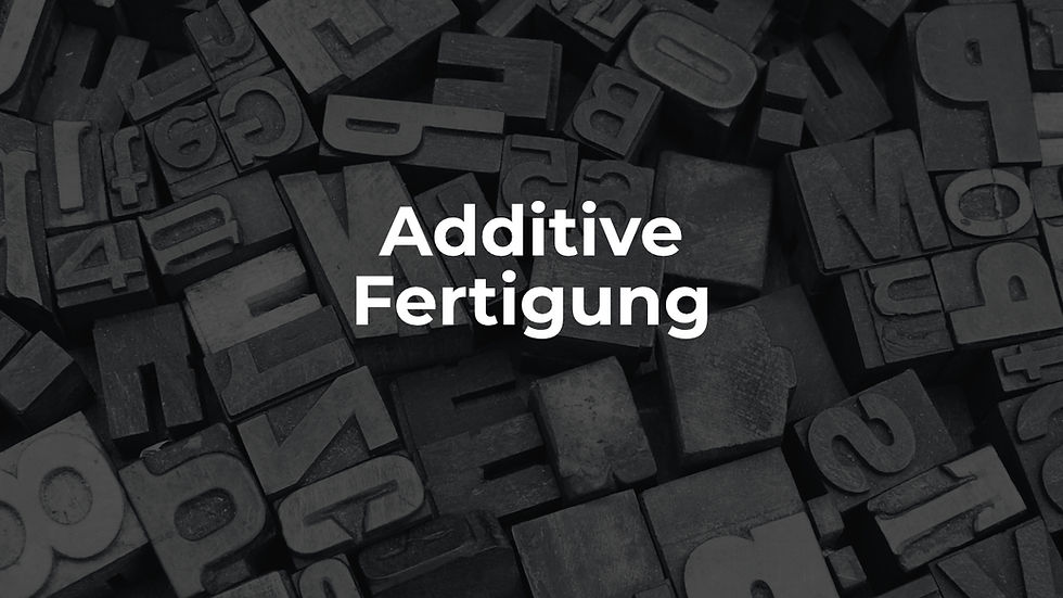 Bauteiloptimierung additive Fertigung