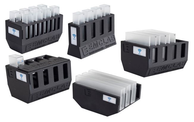 additively manufactured cell holders with RFID for laboratory equipment
