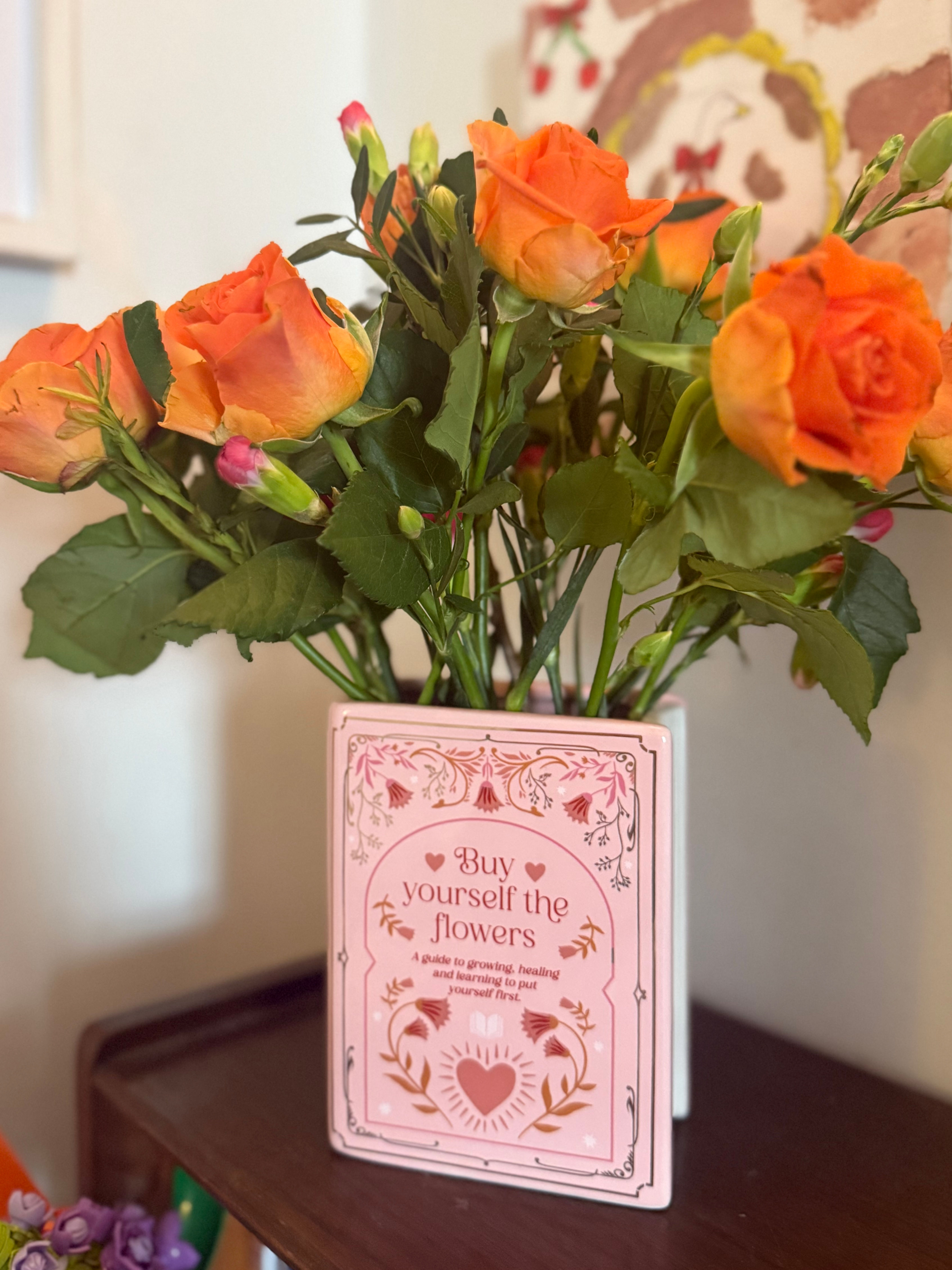Pink Novel Shaped Vase