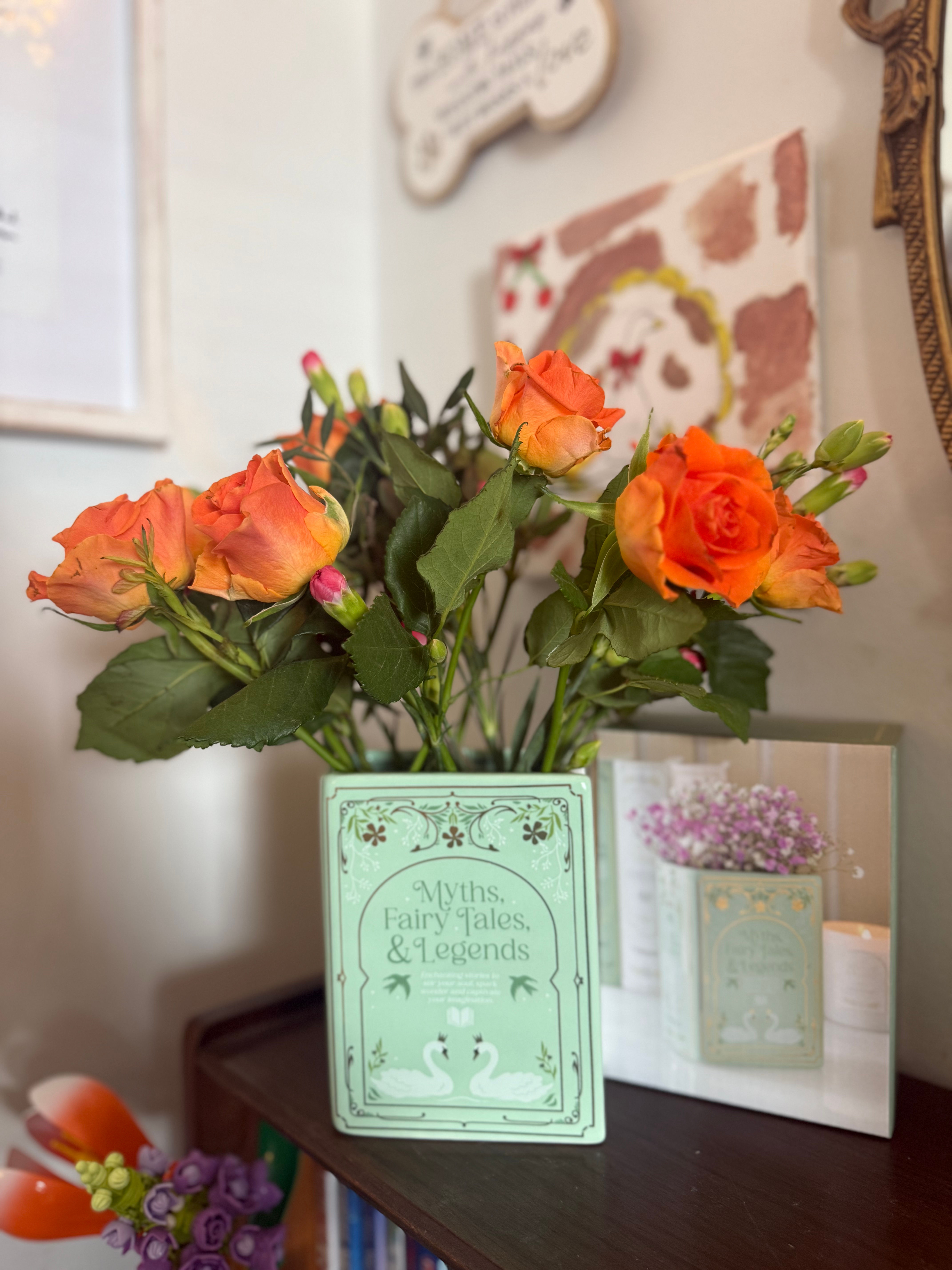 Green Novel Shaped Vase
