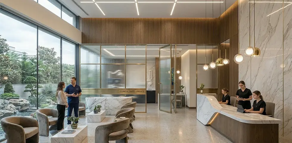 Modern Klinik Tasarımında Yaşam ve Çalışma Alanları İçin Estetik Çözümler ve Mimari Rehber