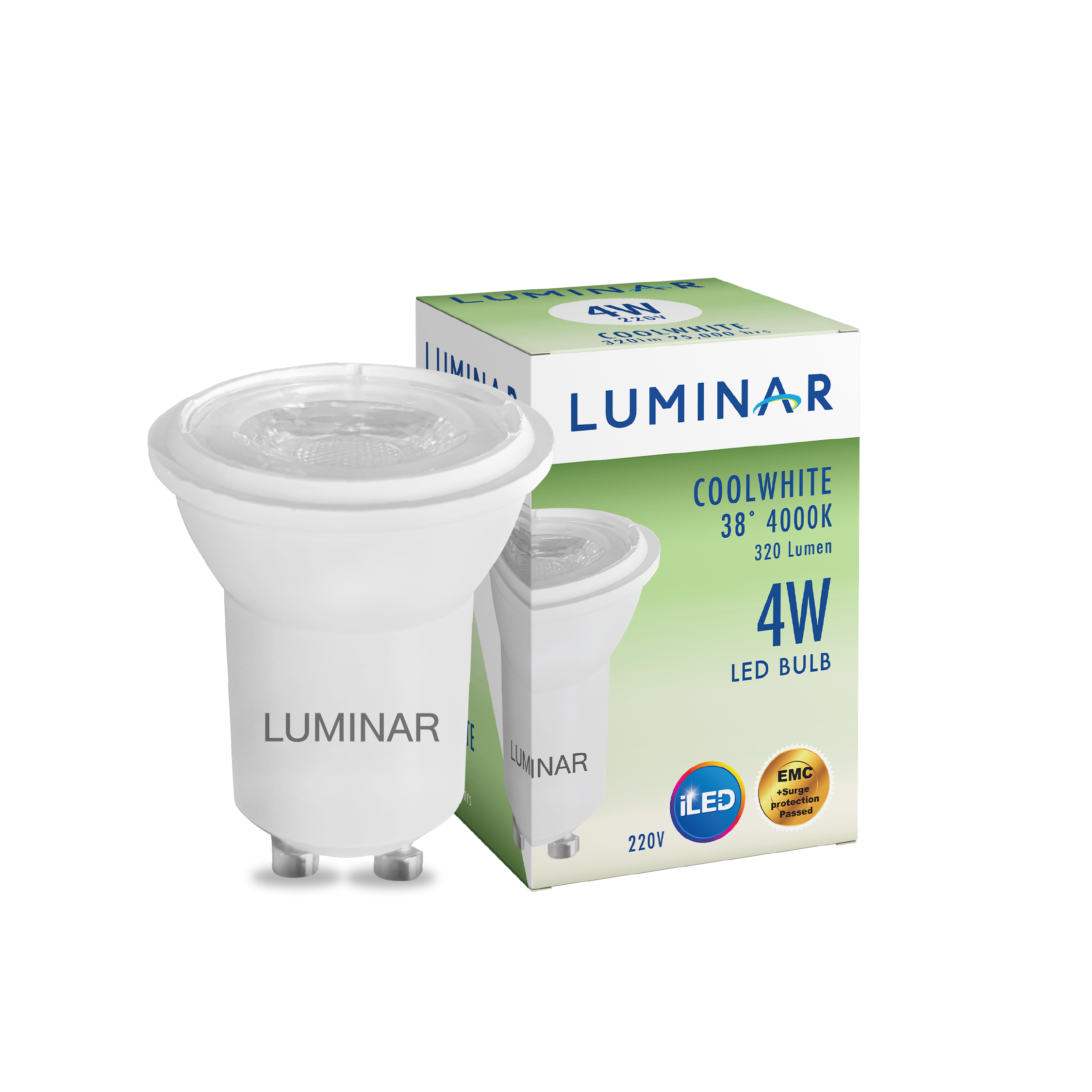 LED MR11 GU10 220V 4W 38D 4000K