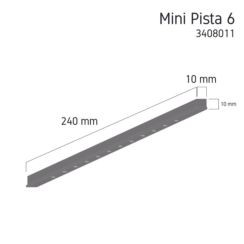 Thumbnail: Mini Tracklight MT11 Mini PISTA 6 3000K