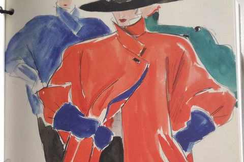 Karl Lagerfeld 提醒勿忘草圖之美