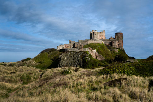 Bamburgh Castle evening light