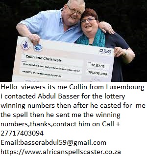 lottery spells that work immediately -+27717403094, content media