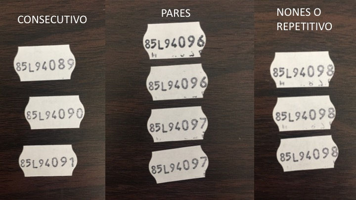 Miniatura: (2253-OT) Etiquetadora o Foliadora Consecutiva Marca Open