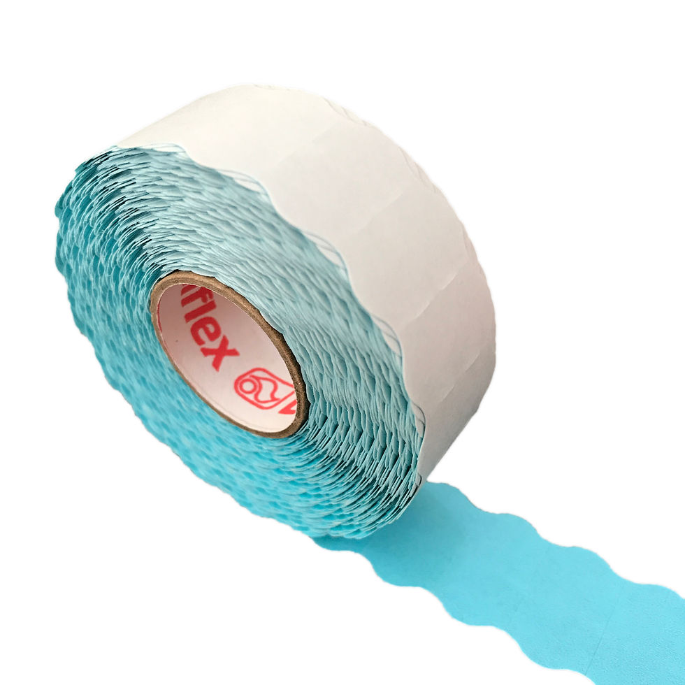Rollo Azul Etiqueta Etiflex para Foliadora