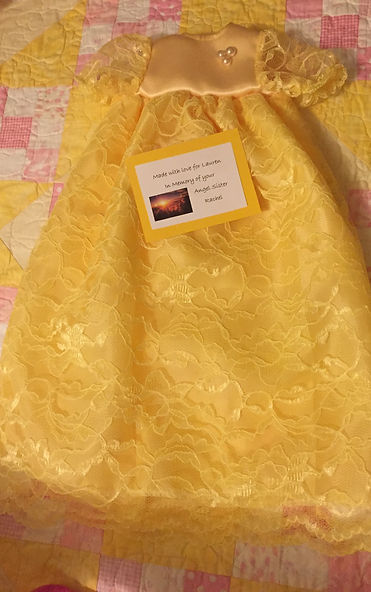 twinless twin, burial gown, donate wedding dress, angel gown, rainbow baby, Picture Us Together, loss of a twin