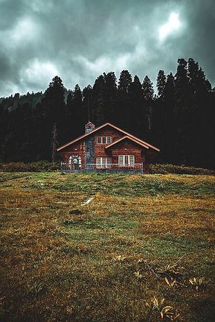 Off-grid cabin living