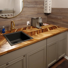 The Custom Sink Area of The Maria