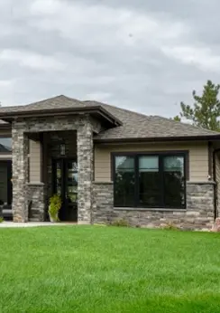 New home construction by Avierie in Hot Springs, South Dakota.