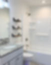 new shower surround installation in bathroom build by averie construction - Black Hills, sd