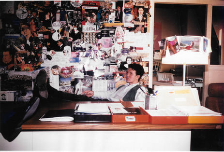 Gilles Martin-Chauffier dans son bureau, à Paris-Match