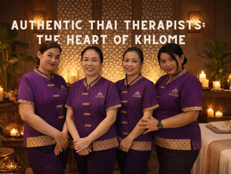 Authentic Thai therapists at Khlome Thai Massage delivering traditional wellness experiences in Dubai.