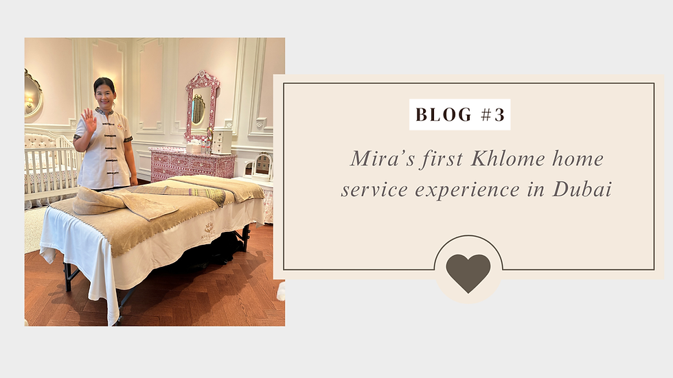 release stress with Khlome Thai massage in dubai