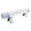 Thumbnail: Blue and white Solid wood hand-painted Bench