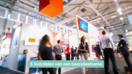 5 voordelen van een beursdeelname