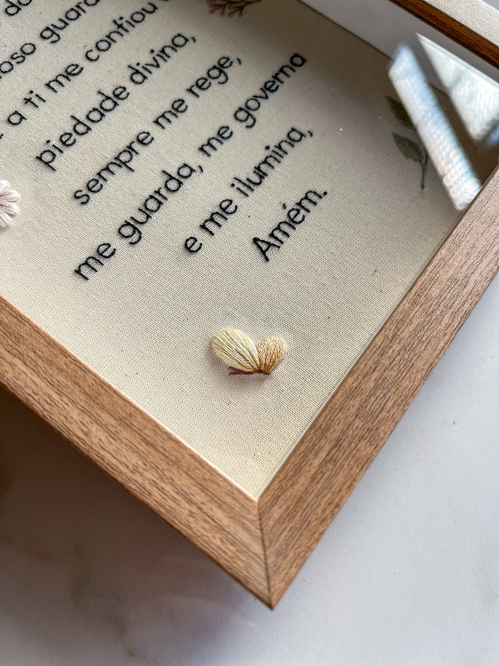 Miniatura: BORDADO ORAÇÃO SANTO ANJO - 21x15cm