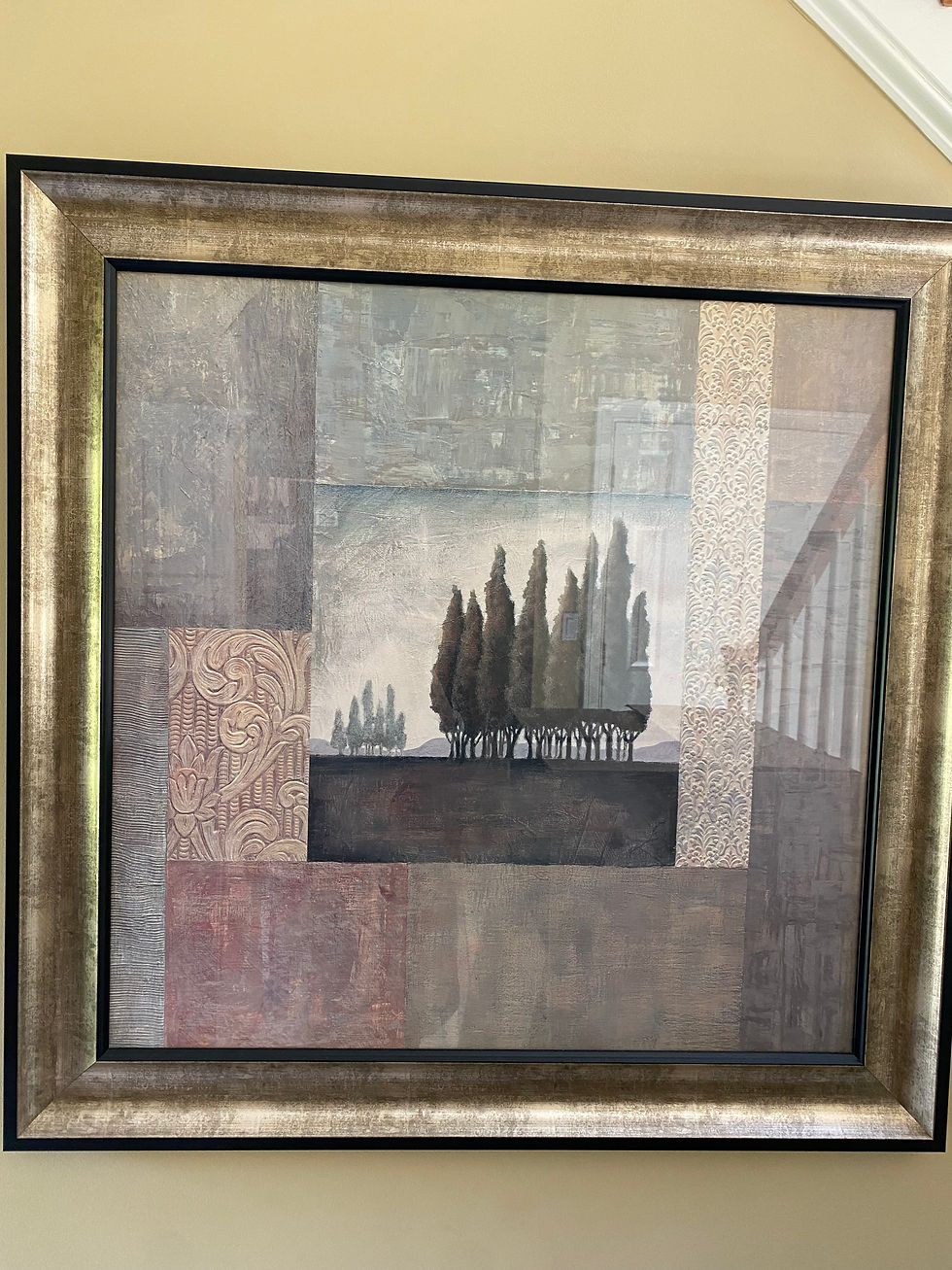 Cypress Tree Framed Art -$35