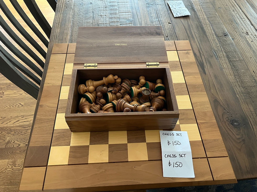 Chess set - $150