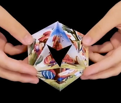 Infinite Rotating Flexagon
