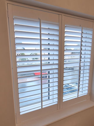 Full height shutters with tilt rods, Clitheroe