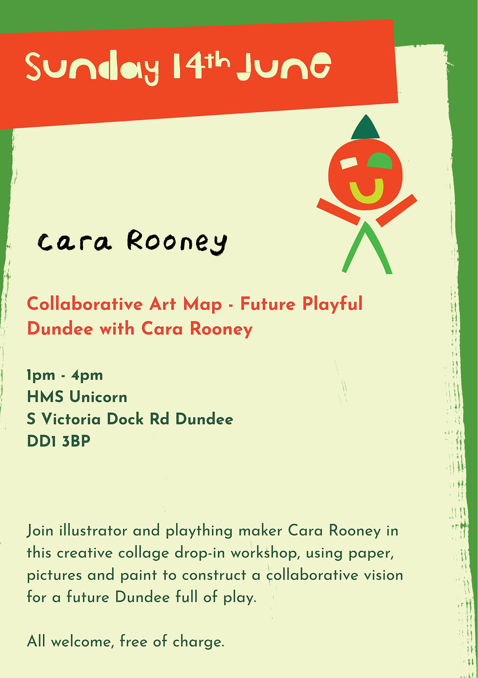 Collaborative Art Map - Future Playful Dundee with Cara Rooney