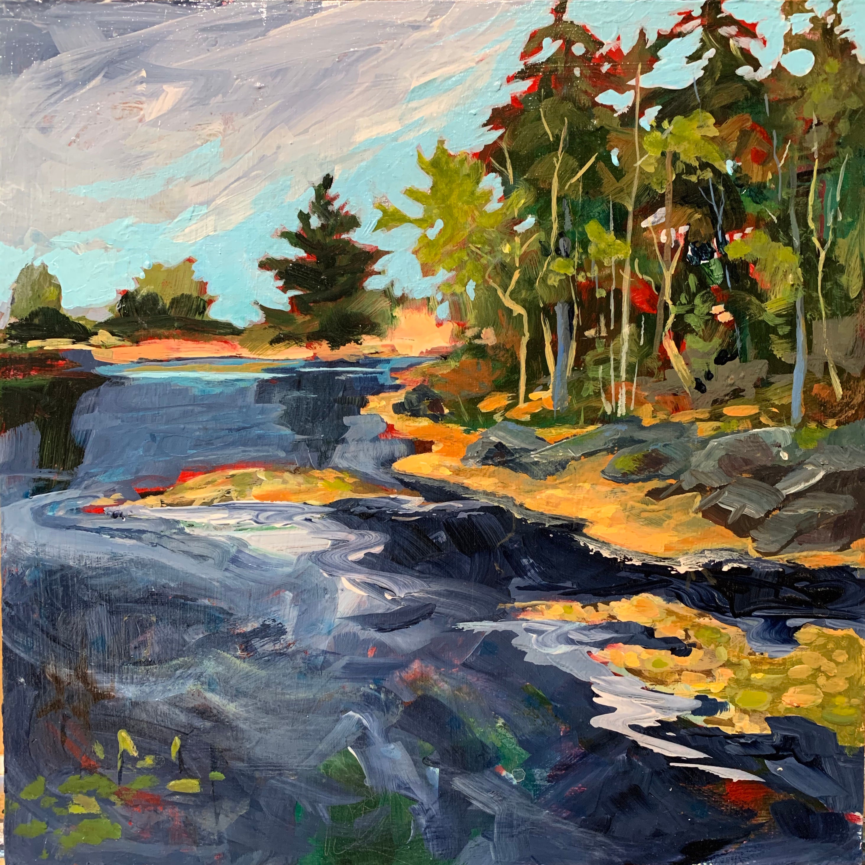 September | 12x12 Acrylic