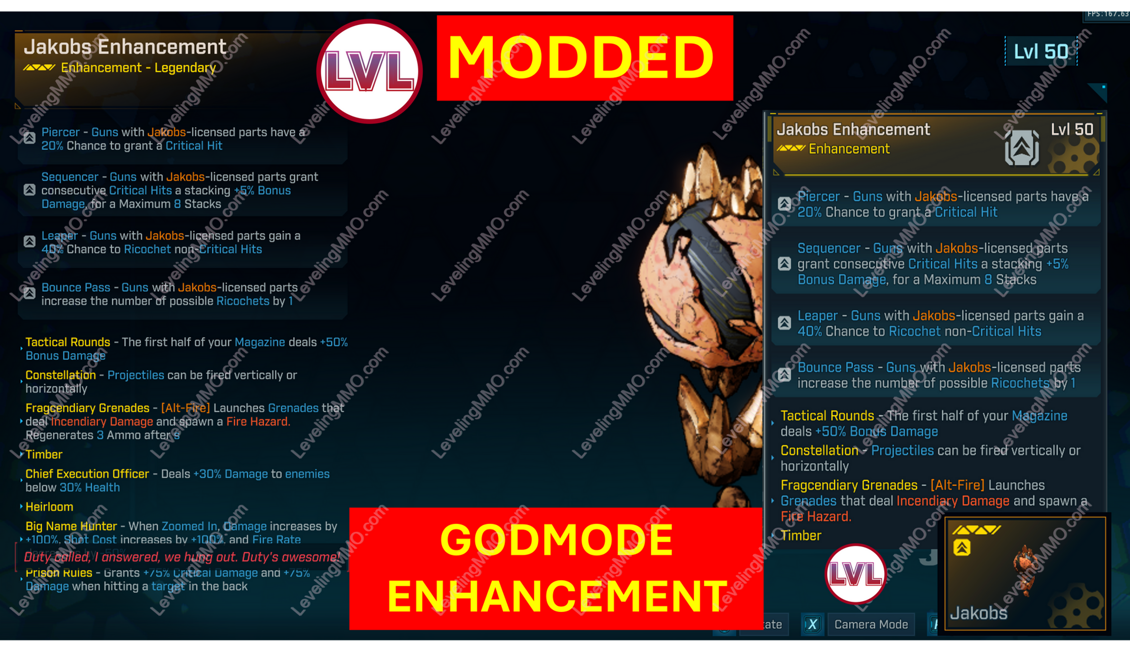 #61 Enhancement Jakobs GODMODE - MODDED