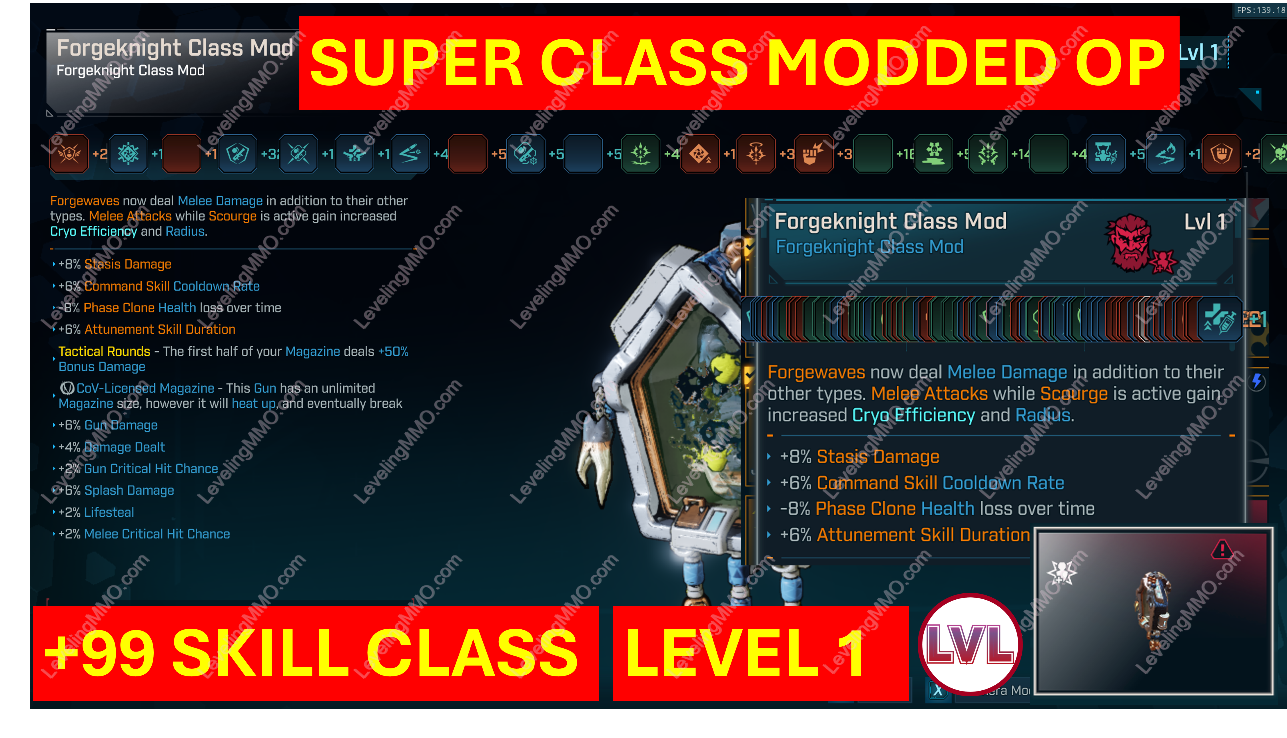 #22 Lv1 Forgeknight Class Amon GODMODE - MODDED
