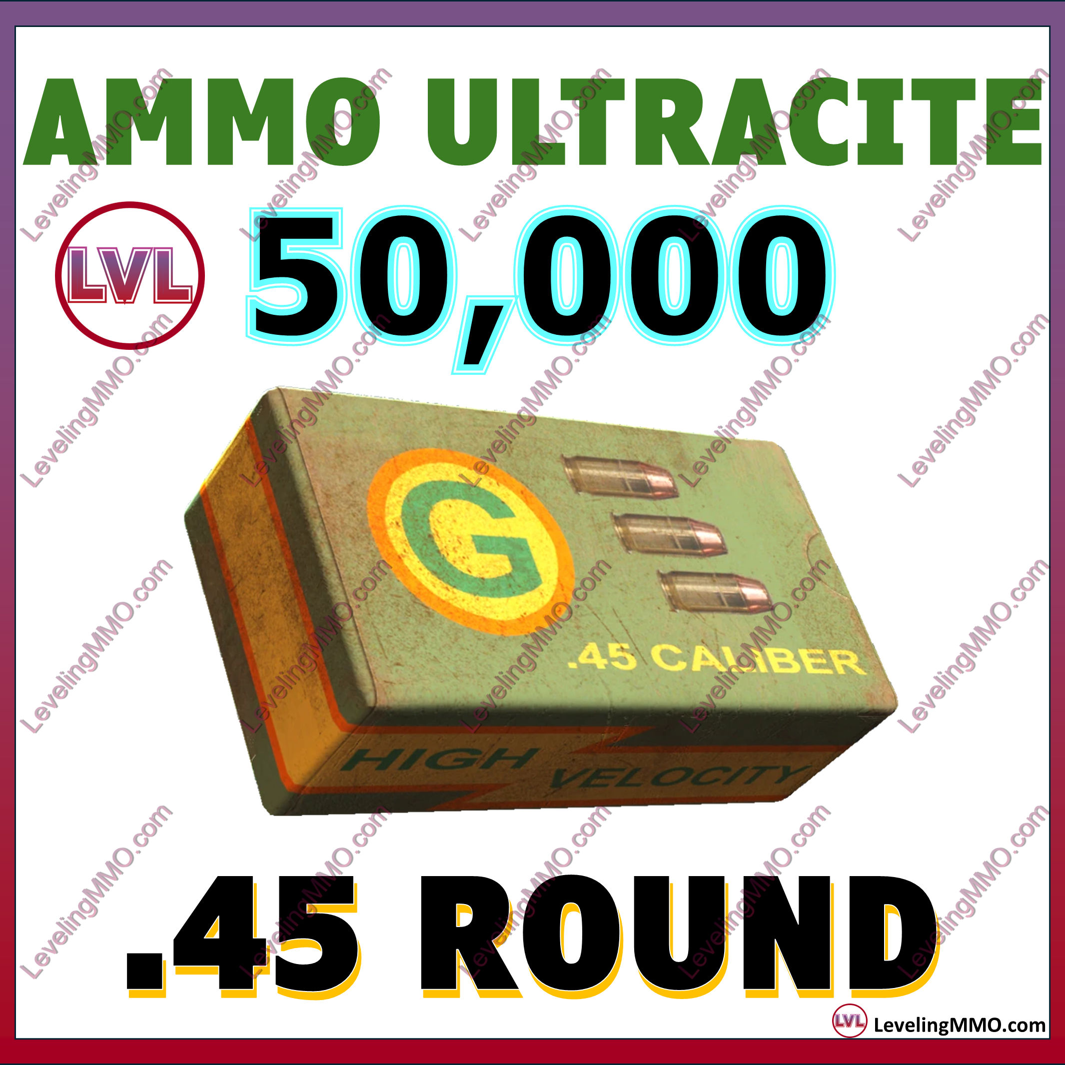 50k Ultracite .45 Round AMMO Fo76 PC