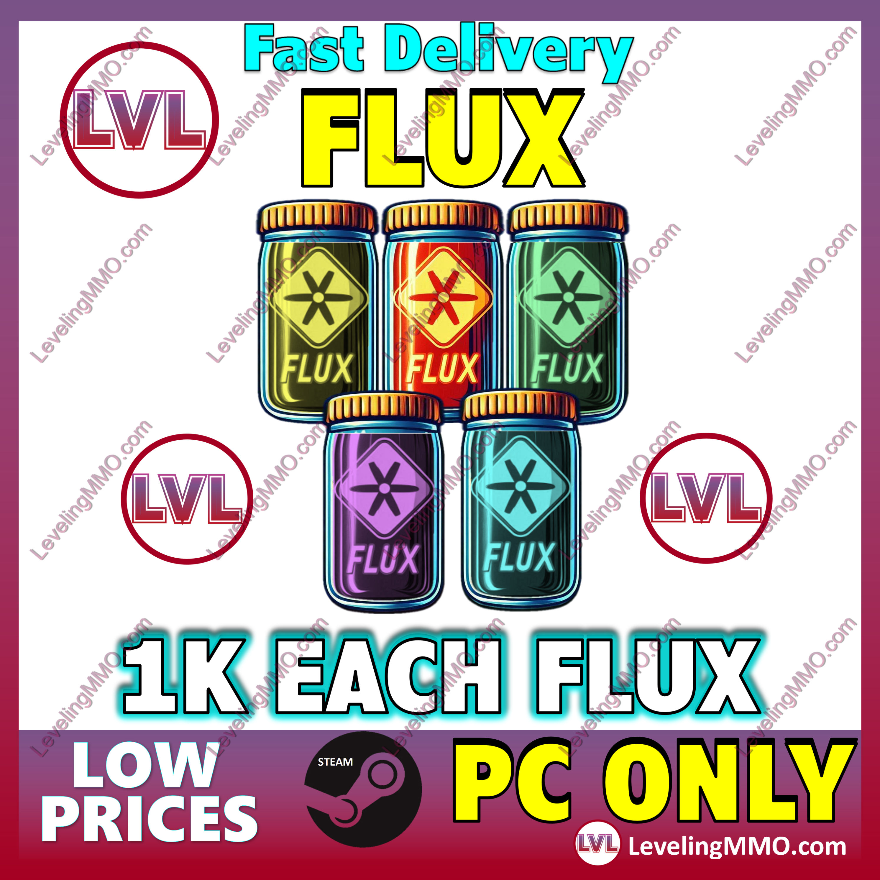 1k Each Flux (Bundle Pack) PC Fo76