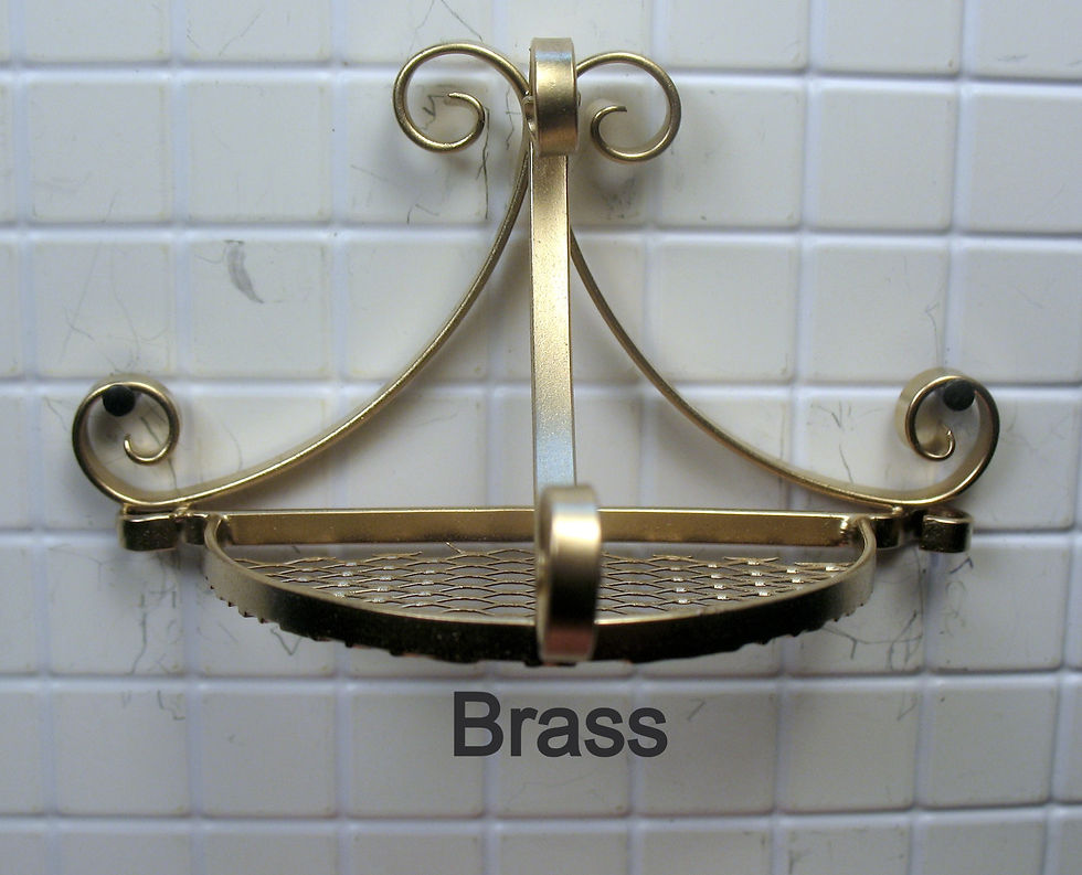 Thumbnail: Copper hanger with 6 brass hooks
