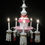 Thumbnail: Cupcake Dollhouse Chandelier 1/12th scale in white