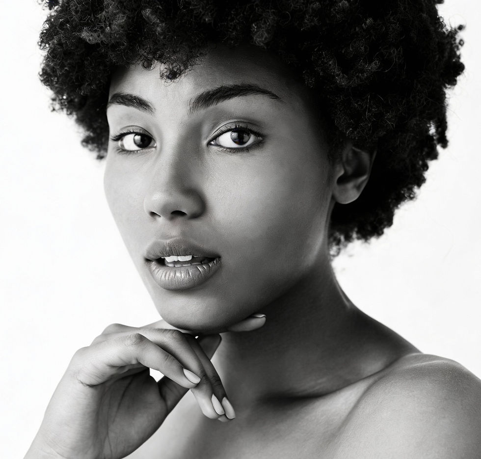 Hydrated glowing radiant skin with a smooth healthy texture after skinbooster treatment.