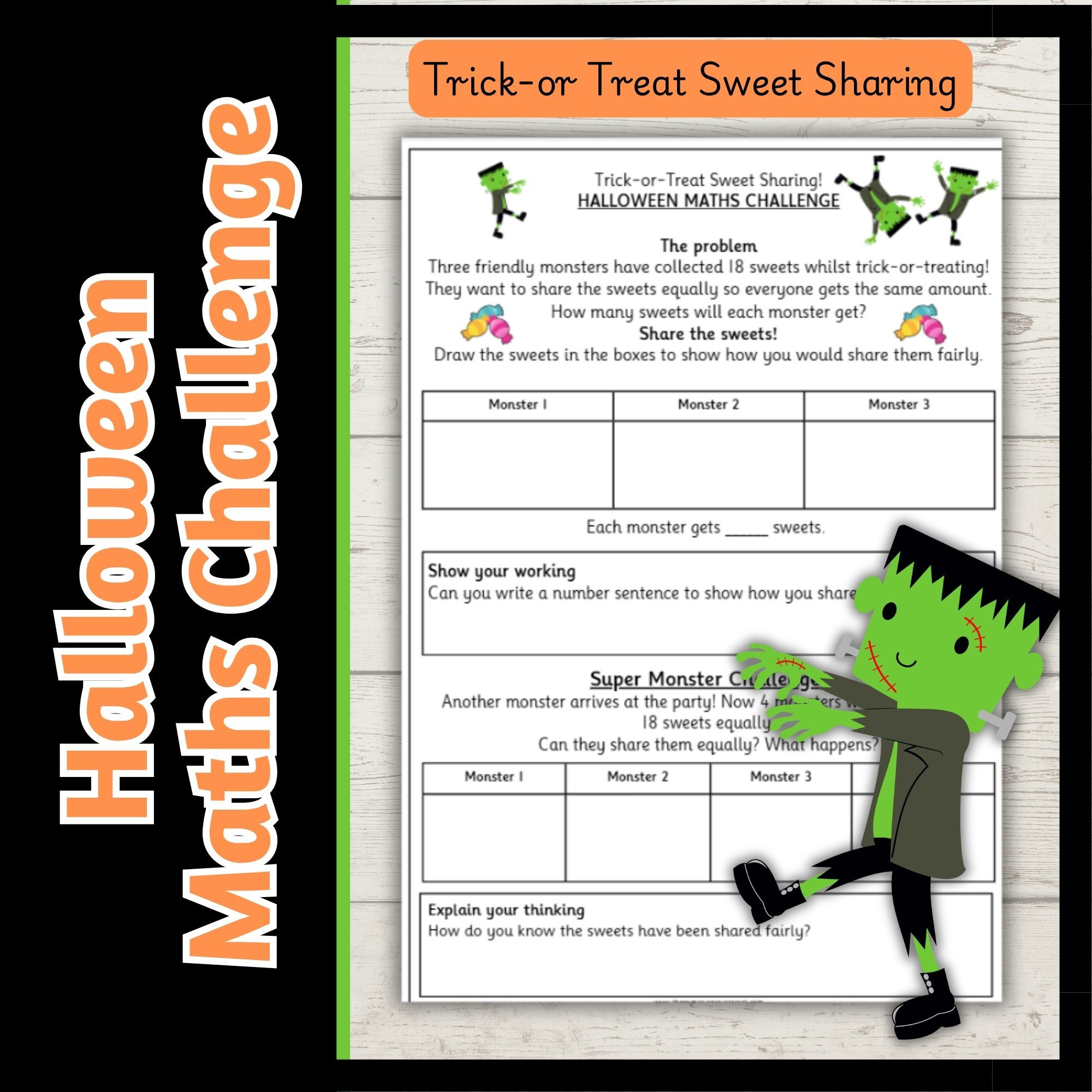 Halloween Maths challenge