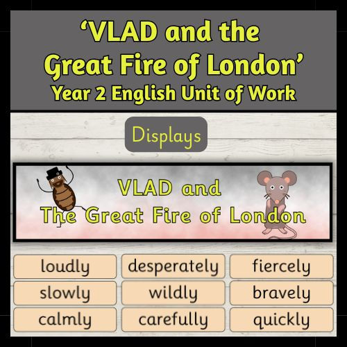 Thumbnail: 'Vlad and The Great Fire of London' Year 2 English Planning and Resources
