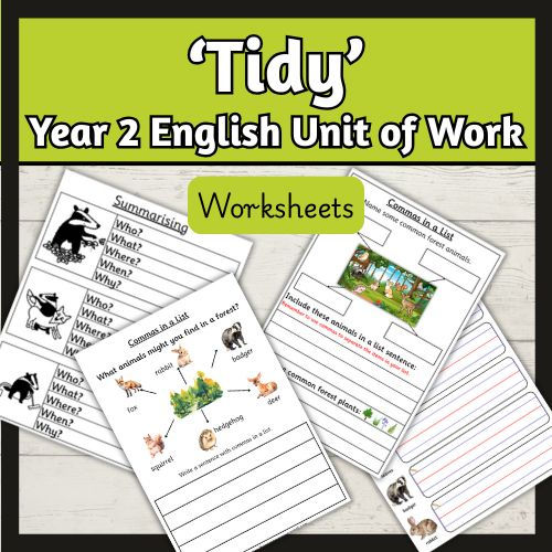 Thumbnail: Tidy Year 2 English Unit of Work