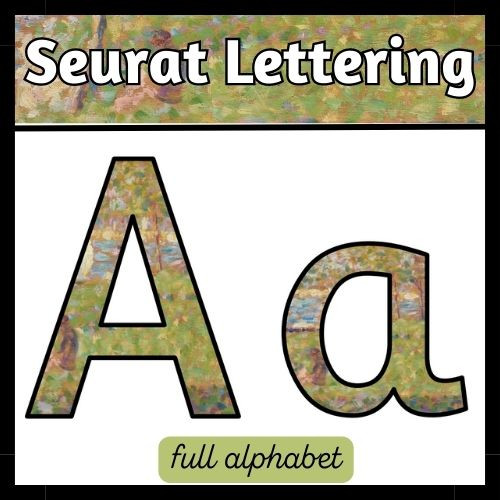 Seurat Display Lettering PrimaryResourceRack