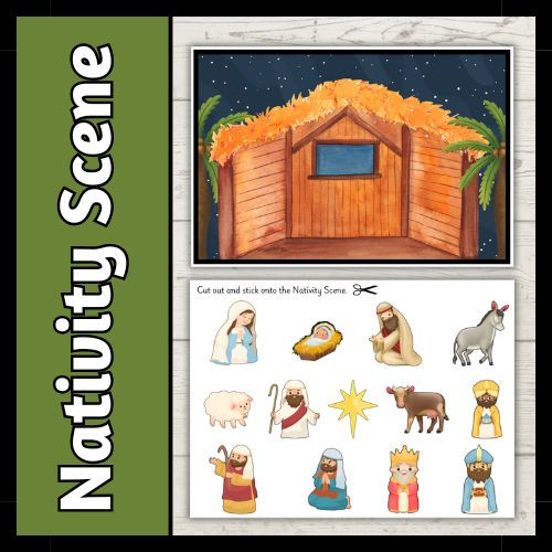 Cut and stick Nativity Story