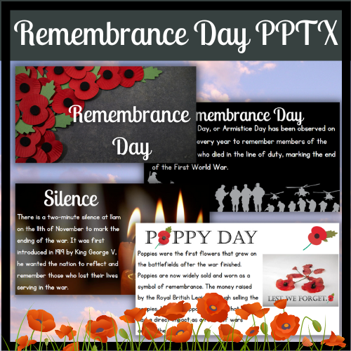 Remembrance Day Editable PPTX Presentation