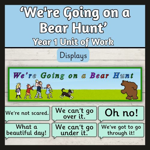 Thumbnail: We're going on a bear hunt Year 1 English unit