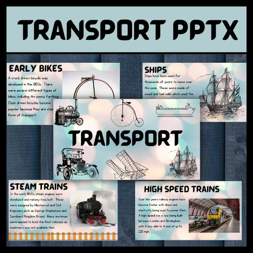Transport Editable Powerpoint Presentation Primaryresourcerack