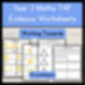 Year 2 Maths TAF Evidence worksheets